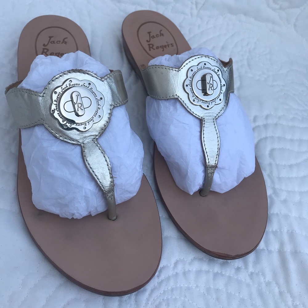 Jack Rogers Larissa thong sandals sz6